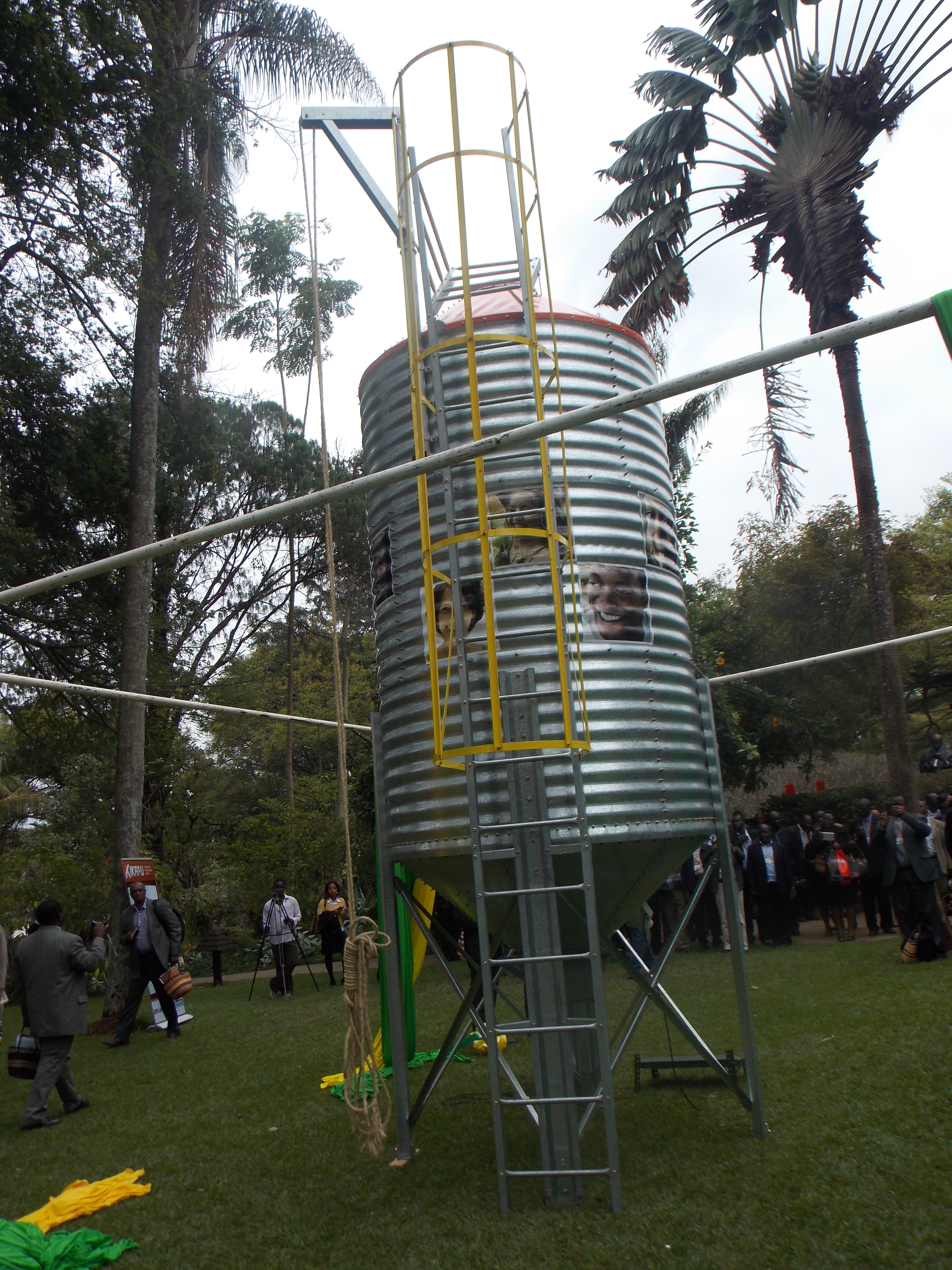 Kikapu mini silo. Photo/farmbizFILES