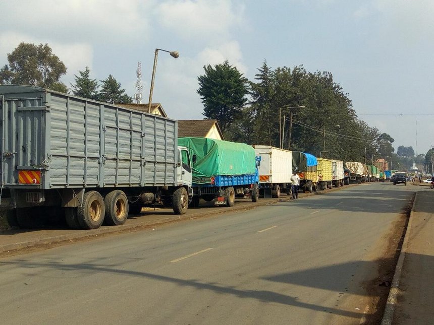 maize lorry